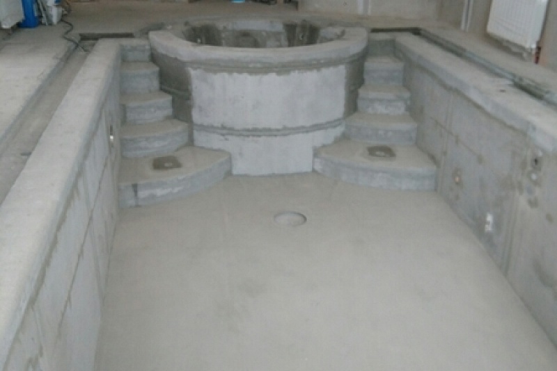 Отделка бетонных чаш бассейнов